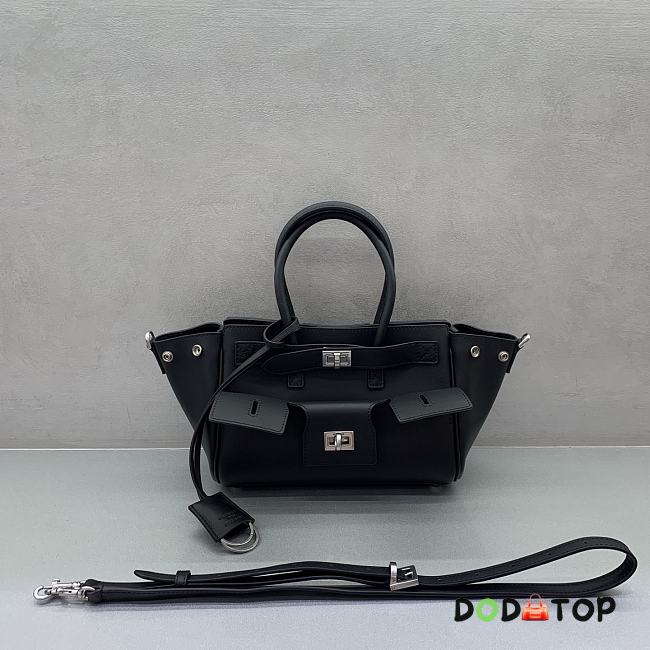 Balenciaga Twist-Lock Top Handle Bag black size 24x10x17cm - 1