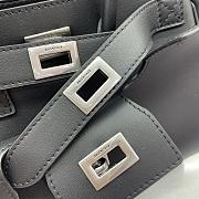 Balenciaga Twist-Lock Top Handle Bag black size 24x10x17cm - 3