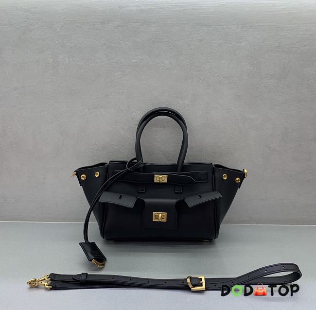 Balenciaga Twist-Lock Top Handle Bag black size 24x10x17cm - 01 - 1