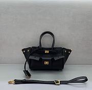 Balenciaga Twist-Lock Top Handle Bag black size 24x10x17cm - 01 - 1