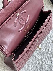 Chanel flap bag burgundy size 25cm - 4