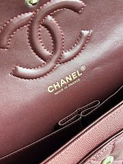 Chanel flap bag burgundy size 25cm - 5