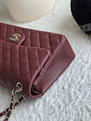 Chanel flap bag burgundy size 25cm - 2