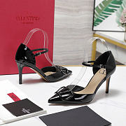 Valentino Garavani logo-detail heeled pumps 8.5cm black - 3