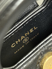 Chanel charm bag black size 10x6.5x4cm - 4