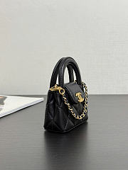 Chanel charm bag black size 10x6.5x4cm - 3