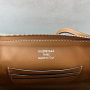 Balenciaga shoulder brown bag size 22×13×5cm  - 6