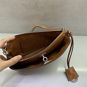 Balenciaga shoulder brown bag size 22×13×5cm  - 3