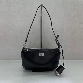 Balenciaga shoulder black bag size 22×13×5cm