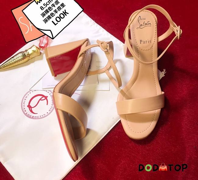 Christian Louboutin Miss Jane 85 leather sandals - 1