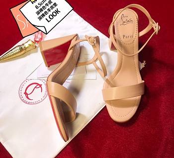Christian Louboutin Miss Jane 85 leather sandals