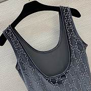 Gucci Chenille bodysuit with GG crystals - 01 - 6