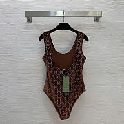 Gucci Chenille bodysuit with GG crystals - 02 - 2