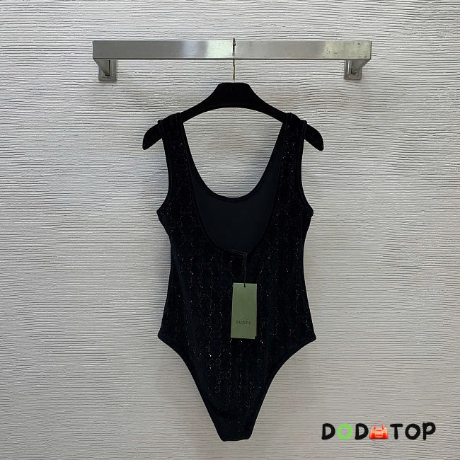 Gucci Chenille bodysuit with GG crystals - 03 - 1
