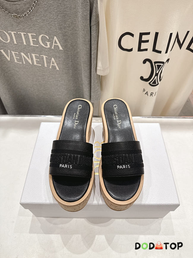 Dior Wedge sandals black - 1