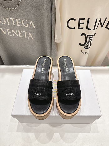 Dior Wedge sandals black