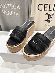 Dior Wedge sandals black - 5