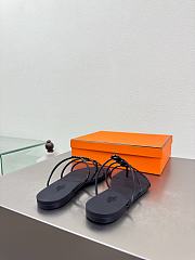 Hermes Mykonos sandal black - 6