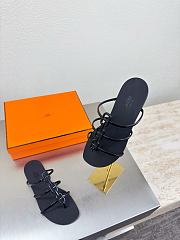 Hermes Mykonos sandal black - 5