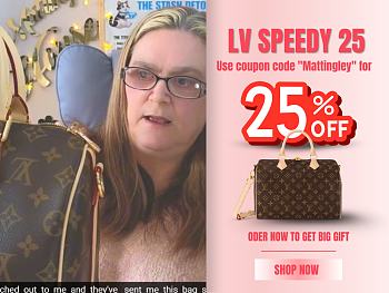 Louis Vuitton Monogram Canvas Speedy 25 bag - code Mattingley (25% off)