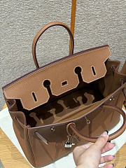 Hermes Birkin 35cm Hardwar Silver togo leather bag - 35x25x18cm - 6
