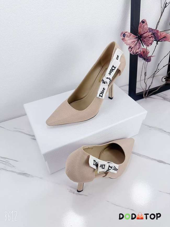 Dior J’adior Slingback Pump beige Fabric 9.5cm - 1