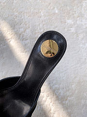 YSL JERRY mules in satin crepe and rhinestones heels 6cm  - 5