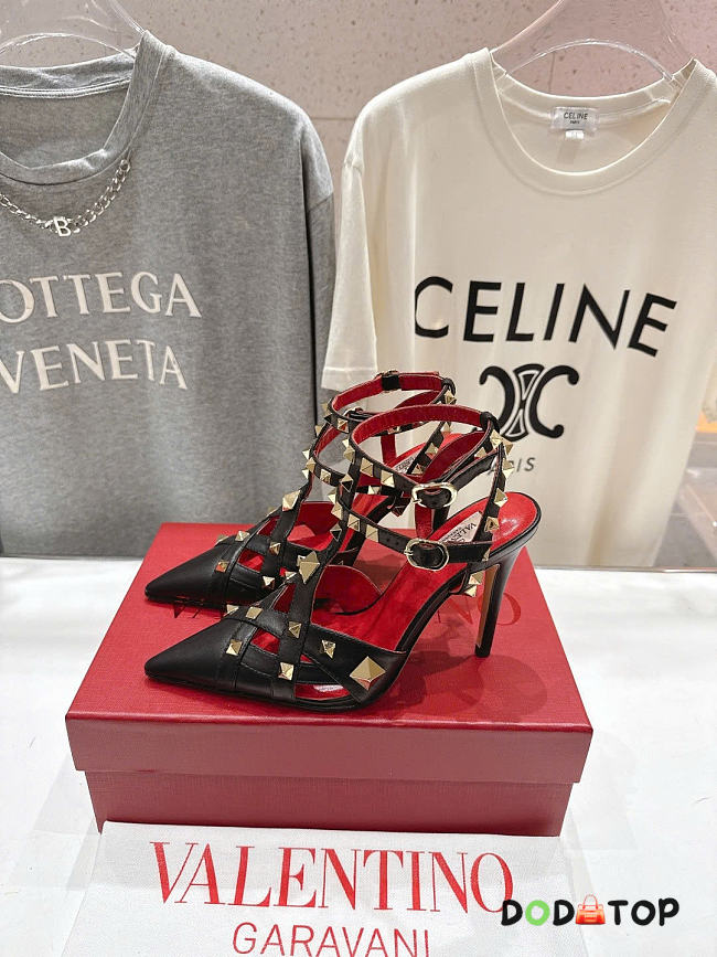 Valentino Studdy Kidskin Pumps 100mm - 01 - 1