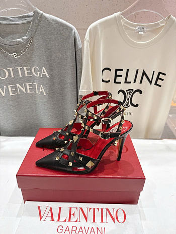 Valentino Studdy Kidskin Pumps 100mm - 01