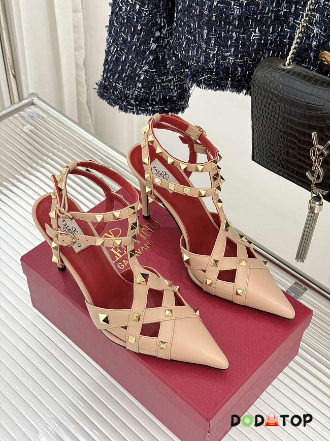 Valentino Studdy Kidskin Pumps 100mm - 02 - 1