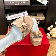 Valentino Coeur Royal Platform Sandal In Kidskin 115 mm - 01 - 3