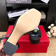 Valentino Coeur Royal Platform Sandal In Kidskin 115 mm - 02 - 6