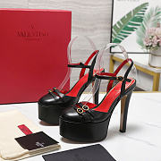 Valentino Crasher Platform Pumps in Kidskin 145 mm - 02 - 5