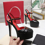Valentino Crasher Platform Pumps in Kidskin 145 mm - 02 - 4