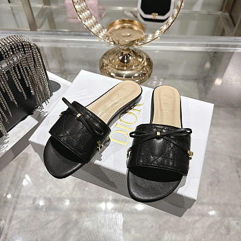 Dior Cannage Slide black