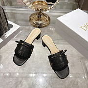 Dior Cannage Slide black 3.5cm - 2
