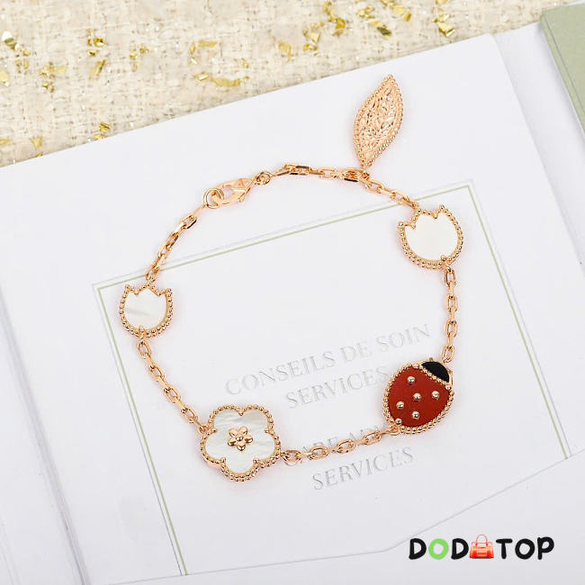 VCA Lucky Spring bracelet, 5 motifs - 1