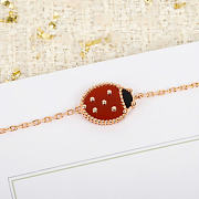 VCA Lucky Spring bracelet, open wings ladybug - 4