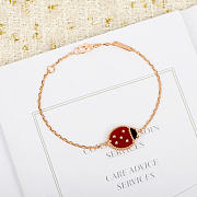 VCA Lucky Spring bracelet, open wings ladybug - 3
