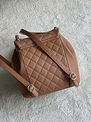 Chanel Backpack Brown Size 24.5x22x18cm - 2