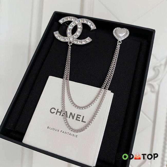 Chanel brooch silver  - 1