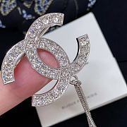 Chanel brooch silver  - 4