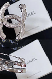 Chanel brooch silver  - 2