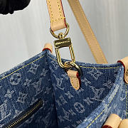Louis vuitton OnTheGo Monogram Denim bag size 25×11×19cm - 4