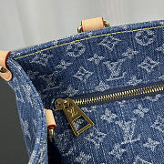 Louis vuitton OnTheGo Monogram Denim bag size 25×11×19cm - 3