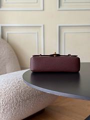 Chanel Small Flap Bag Jennie red Calfskin Gold 22x15x7cm - 6