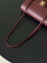 Chanel Small Flap Bag Jennie red Calfskin Gold 22x15x7cm - 5