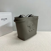 Celine Cabas gray bag size 28x24x12cm  - 6
