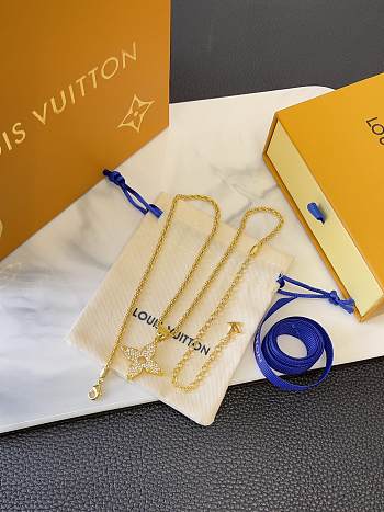 Louis Vuitton Necklace gold -02