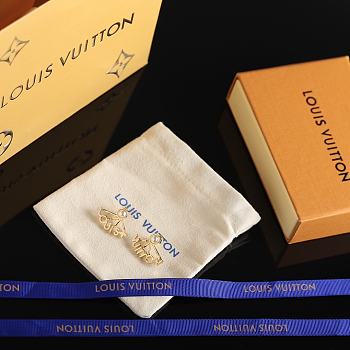 Louis Vuitton earing gold -05